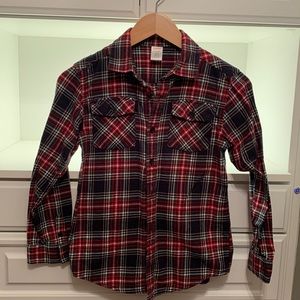 Boys Gymboree plaid flannel shirt